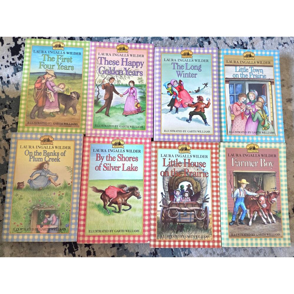 Little House Books Box Set Laura Ingalls Wilder 8 Book Collection Garth Williams